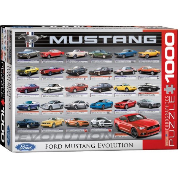 Ford Mustang- Historia marki, 1000el. (Smart Cut Technology) - Sklep Art Puzzle